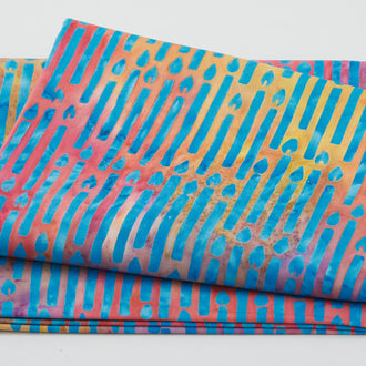 Rainbow Celebration Batiks - Candle Multi Jellybean 2 Yard Cut