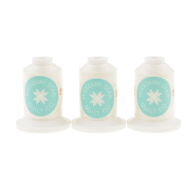 Missouri Star Ivory 50 WT Cotton Thread Pack - 3 Spools Primary Image