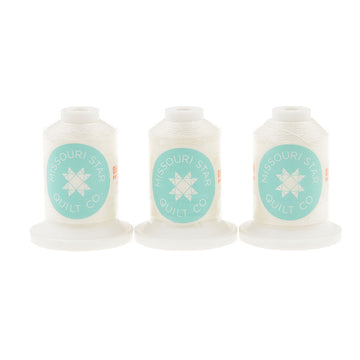 Missouri Star Ivory 50 WT Cotton Thread Pack - 3 Spools Primary Image