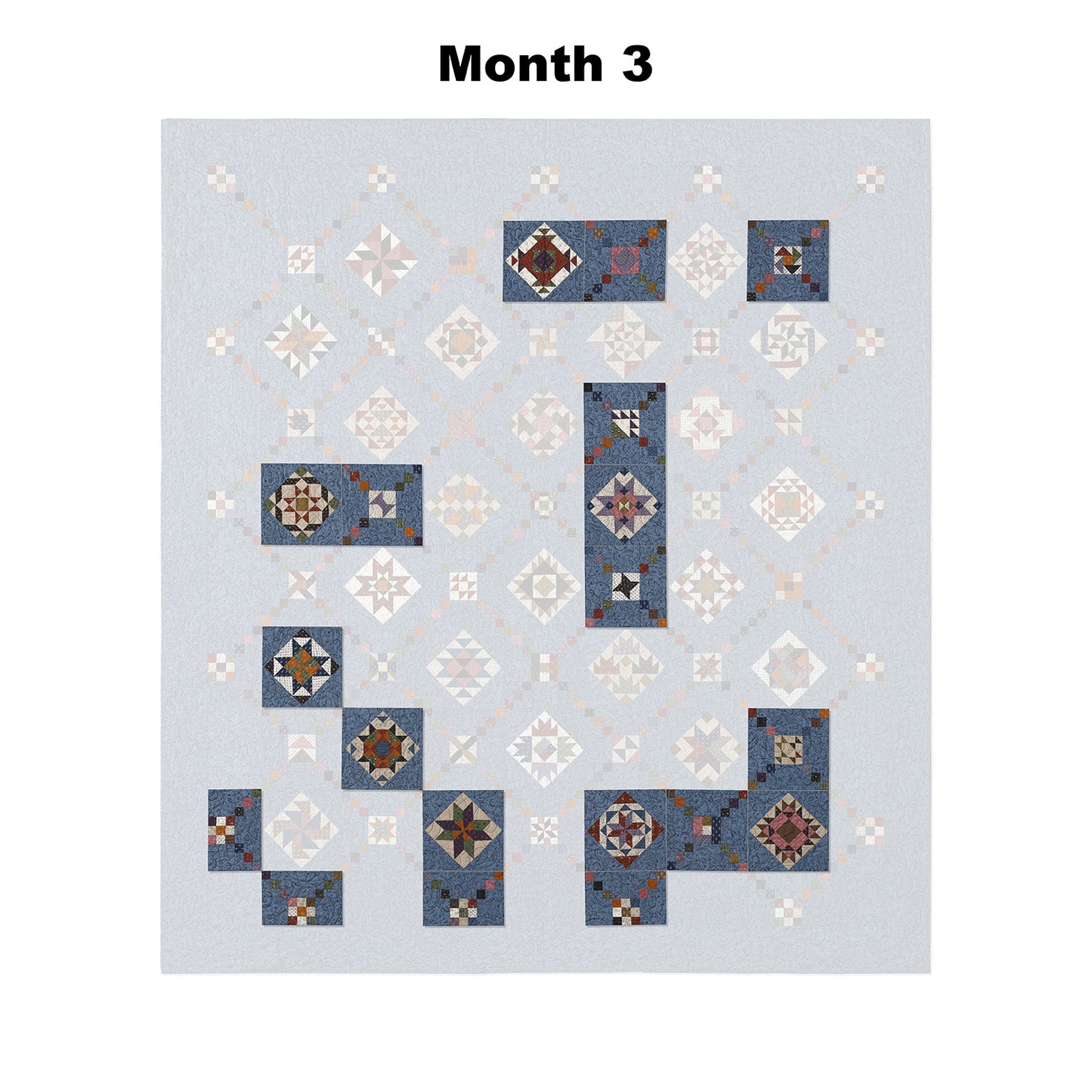 Piecemakers Sampler Block of the Month Alternative View #4