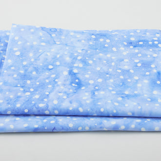 Pixie Batiks - Ditzy Dots Cornflower 2 Yard Cut