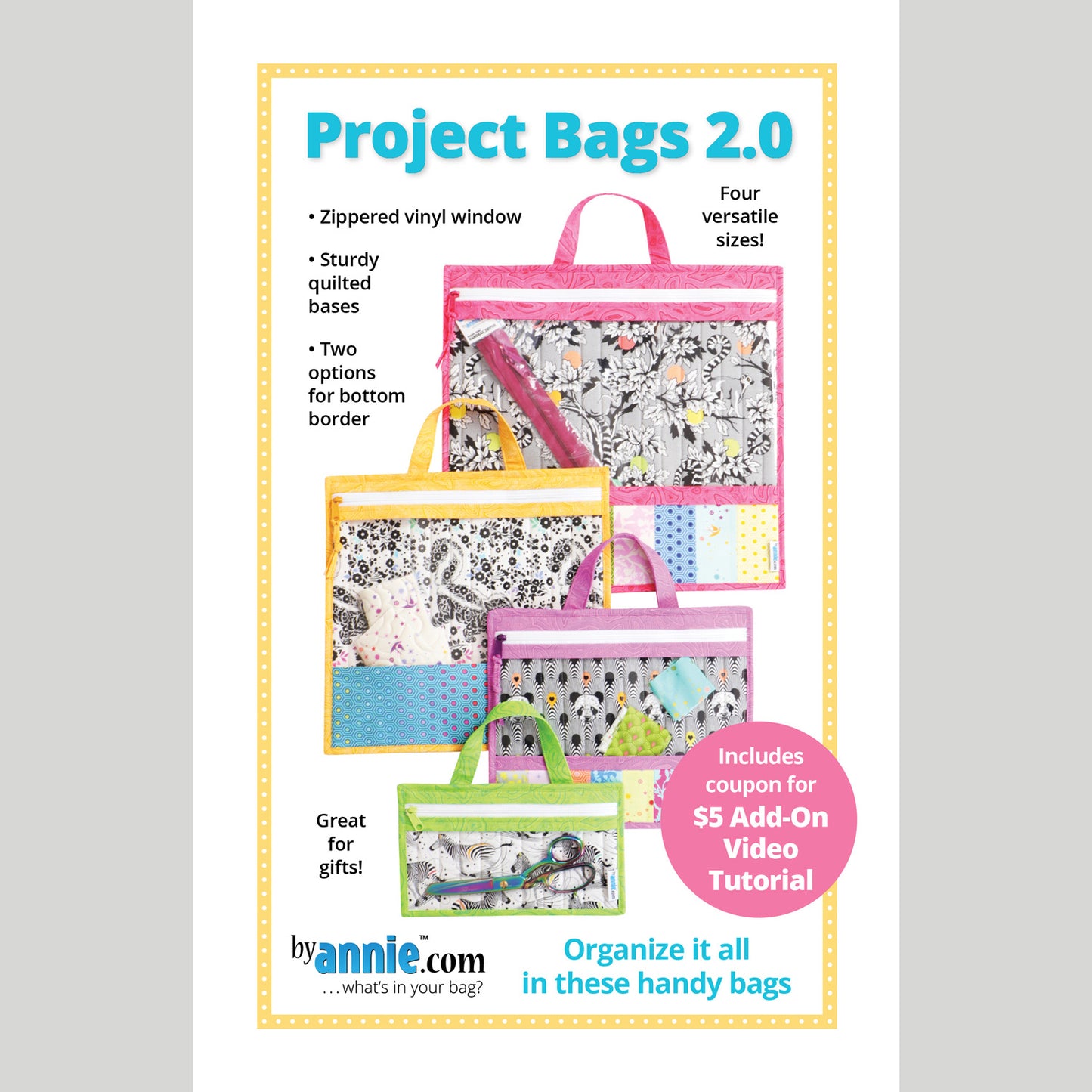 Project Bags 2.0 Pattern Primary Image