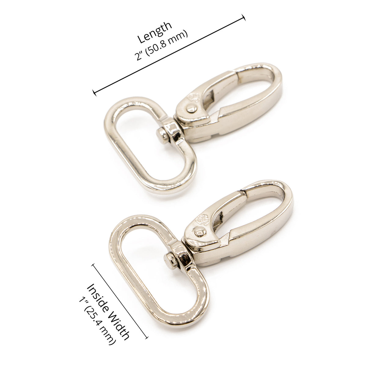 ByAnnie 1" Swivel Snap Hook Nickel - Set of Two Primary Image