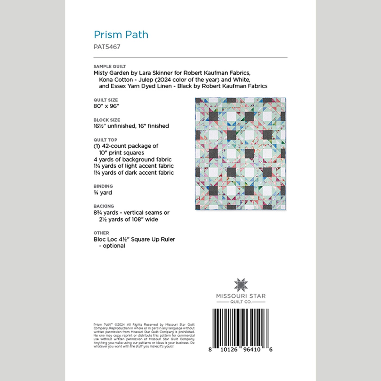 Prism Path Quilt Pattern by Missouri Star Alternative View #1