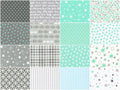Cozy Cotton Flannels - Sweet Mint Colorstory Ten Squares