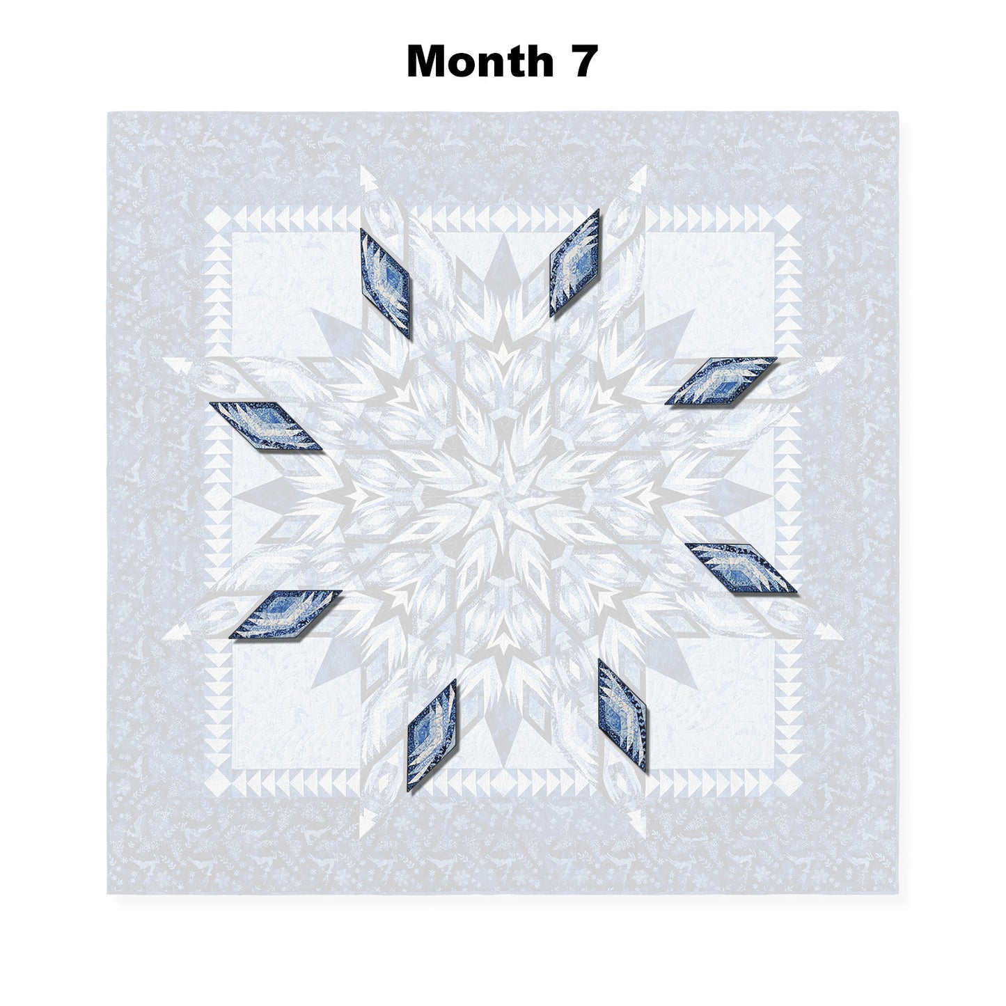 Winter's Glow Block of the Month Alternative View #8