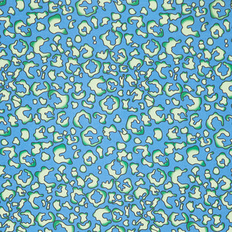 Lush Abstract - Teal Yardage