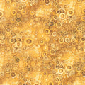 Wings of Gold - Floral Scroll Gold Metallic Yardage Primary Image