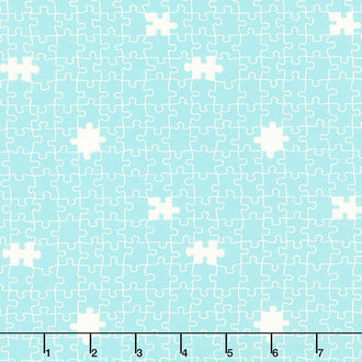 ABC XYZ - Puzzled Aqua Yardage