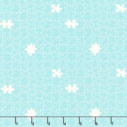 ABC XYZ - Puzzled Aqua Yardage