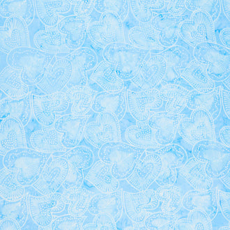 Tonga Batiks - Flutter Textured Hearts Baby Yardage