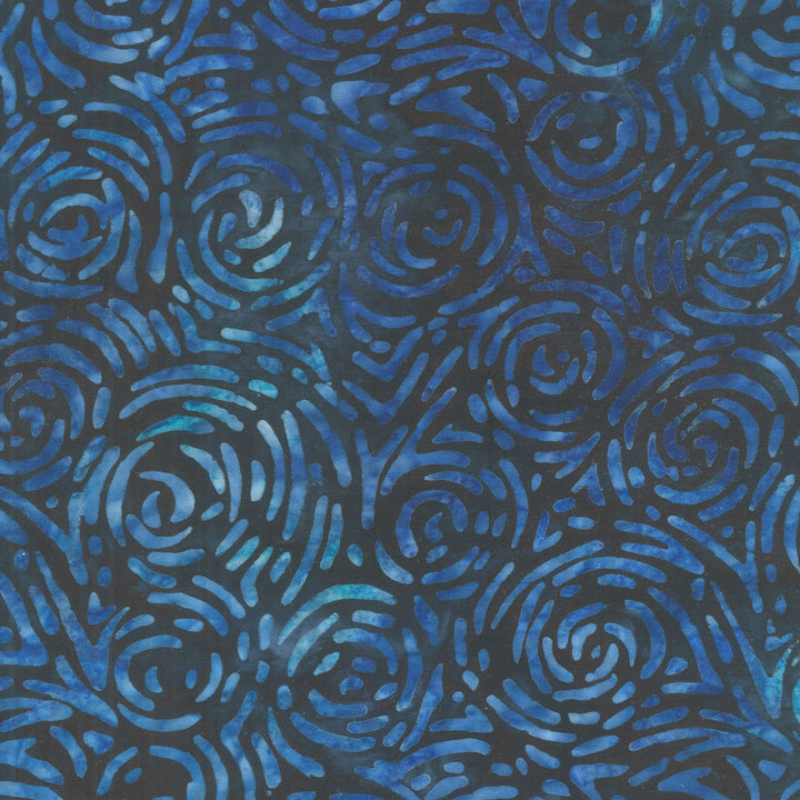 Artisan Batiks - Celestial Swirls Midnight Yardage Primary Image
