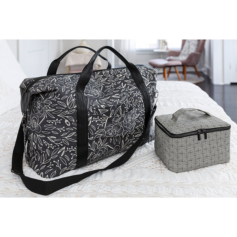 Hamilton Travel Duffle Kit - Black Faux Leather Primary Image