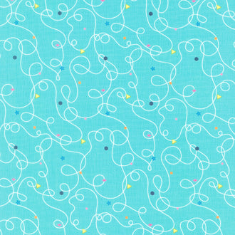 Effervescence - Squiggles Aqua Yardage