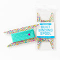 Binding Spool Teal Aqua & Gold Glitter Alternative View #2