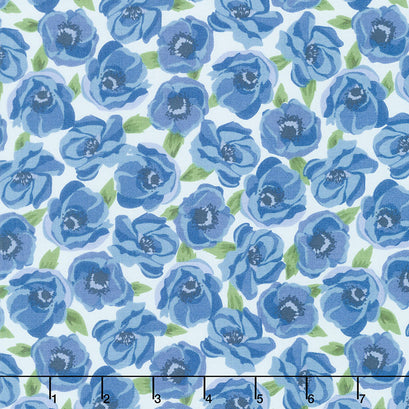 Sabrina - Anemones Dew Yardage