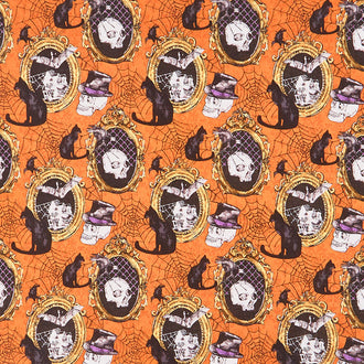 Mystery Manor - Antique Frames Pumpkin Yardage