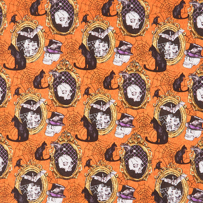 Mystery Manor - Antique Frames Pumpkin Yardage