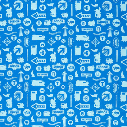 Full Steam Ahead - Tonal Blue Yardage
