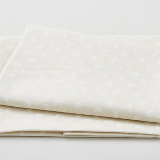 Neutral Notes - Tiny Roses Beige 2 Yard Cut