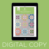 Digital Double Periwinkle Quilt Pattern by Missouri Star Primary Image