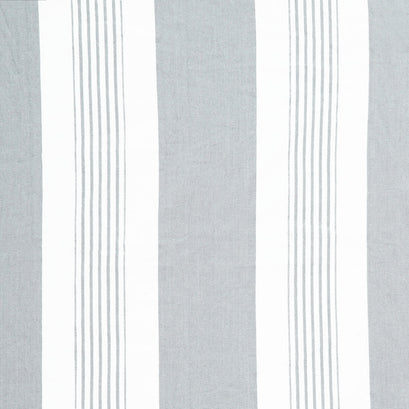 Easy Living Toweling - Wide Multi Stripe Silver 18" Toweling Yardage