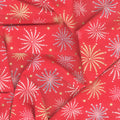Sweet Freedom - Fireworks Red Sparkle Yardage