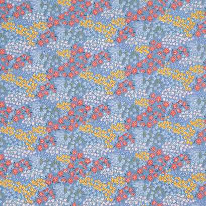 Farmhouse Summer - Floral Denim Yardage