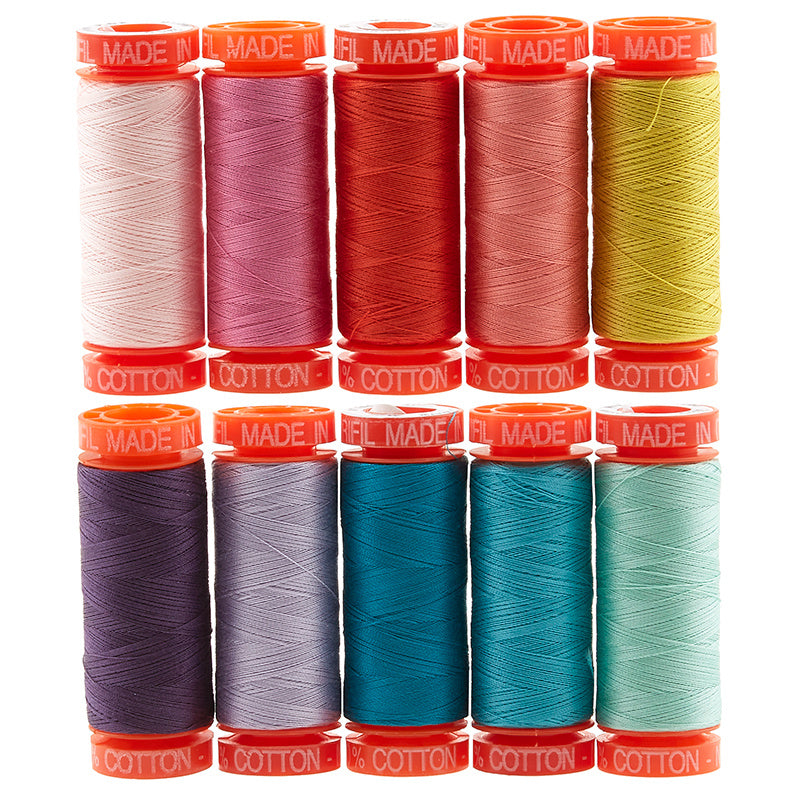 AURIfil™ Tula Pink Moon Garden Thread Collection - 10 Small Spools Primary Image