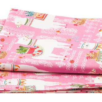 La Vida Loca - La Llama Pink 2 Yard Cut