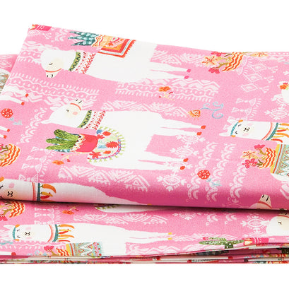 La Vida Loca - La Llama Pink 2 Yard Cut