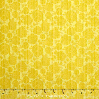 Soleil - Mono Flora Yellow Yardage