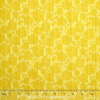Soleil - Mono Flora Yellow Yardage