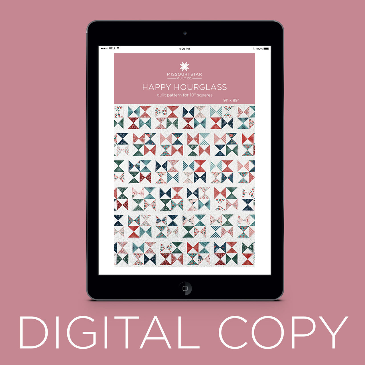 Digital Download - Happy Hourglass by Missouri Star Primary Image