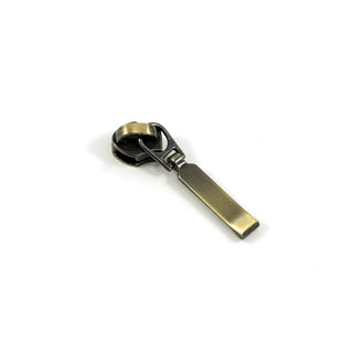 Emmaline #3 Rectangle Slider and Pull 10 Pack - Antique Brass
