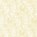 Gingko Garden - Ginkgo Blender White Metallic Yardage Primary Image