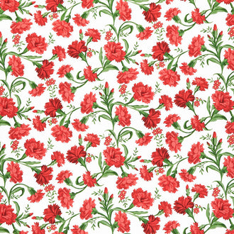 Jubilee - Floral Natural Yardage