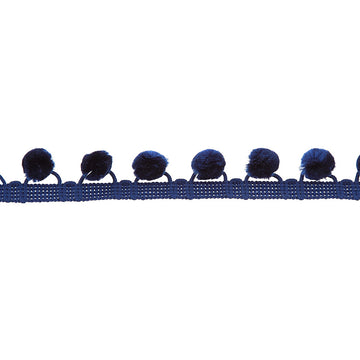 PomPom Fringe - Navy 1-1/8" Alternative View #1