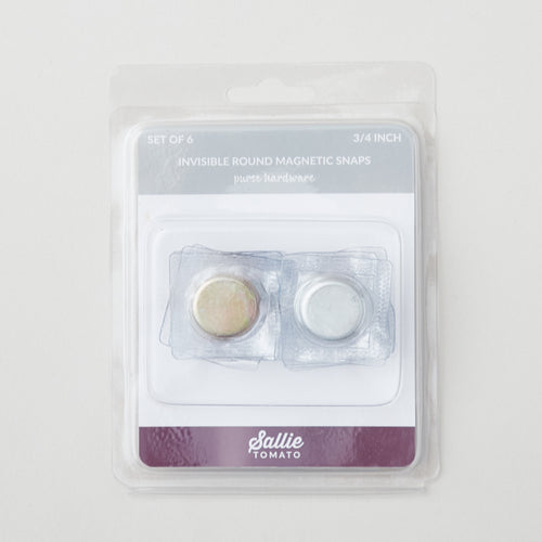 Sallie Tomato Invisible Round 3/4" Magnetic Snap - 6 Pack Primary Image