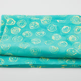 Adore Baliscapes Batiks - Scribble Dot Light Teal 2 Yard Cut Primary Image