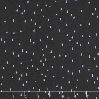 Ghost Town - Rain Black Yardage