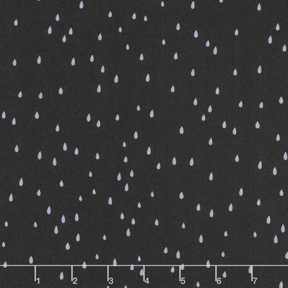 Ghost Town - Rain Black Yardage