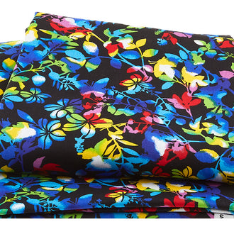 Blooming Beauty - Wildflowers Black 108" Wide 3 Yard Cut