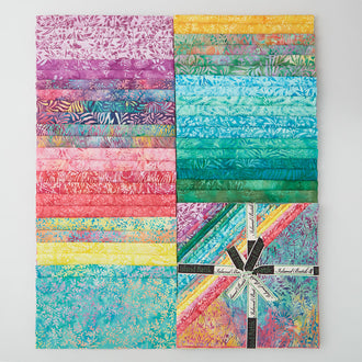 Bold Blooms Batiks Stacks