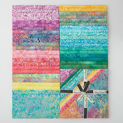 Bold Blooms Batiks Stacks