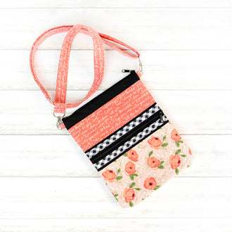 Caitlyn Crossbody Tote Bag Kit - Zippity-Do-Done™ Black