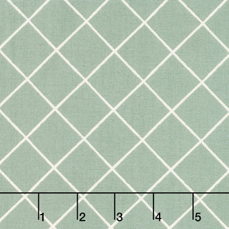 Elegance - Plaid Essential Sage Yardage