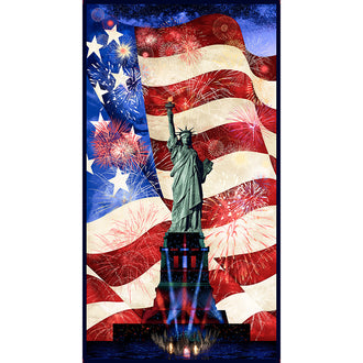 Lady Liberty - Flag Multi Panel