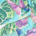 Shimmer Paradise - Packed Floral Turquoise Multi Yardage Alternative View #1