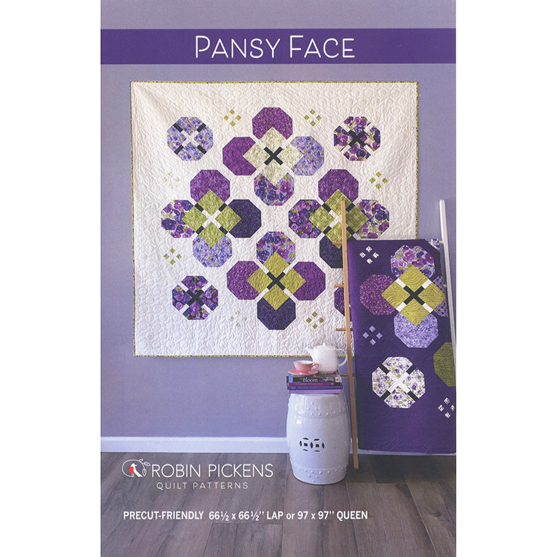 Pansy Face Quilt Pattern Primary Image